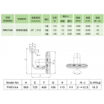 Wington 榮通 FW51XA 20吋 至尊系列噴粉密網掛牆風扇